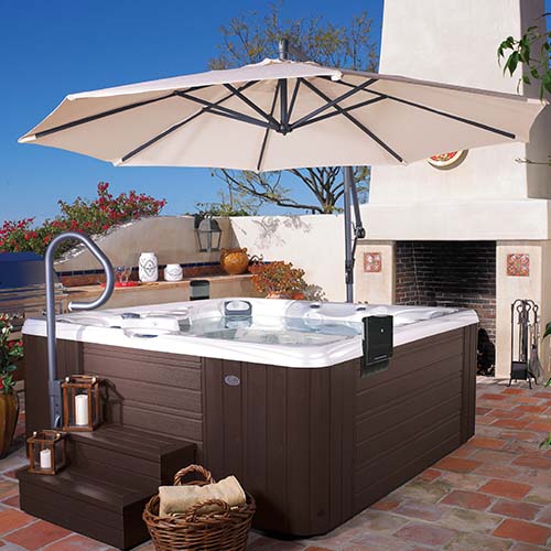 CREAM SPA UMBRELLA